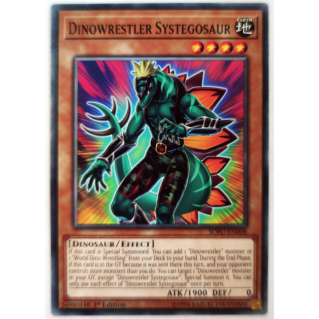 Dinowrestler Systegosaur |EN| Common