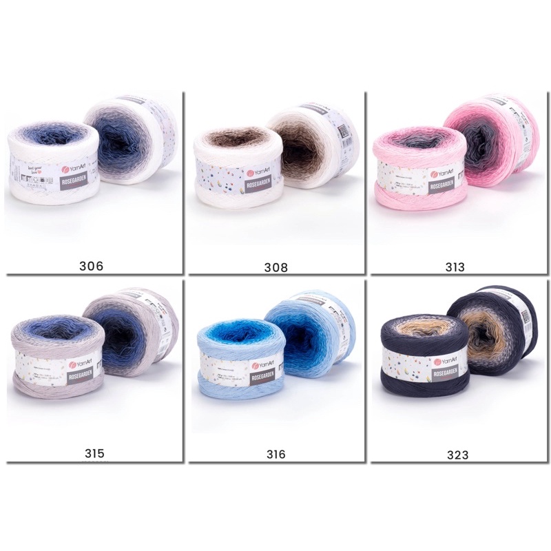 Sợi hè YarnArt Rose Garden 100% cotton (cuộn 250gr)