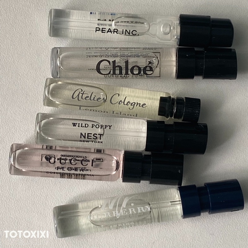 Vial nước hoa mẫu dùng thử các hãng nổi tiếng