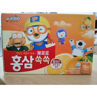 Nước hồng sâm baby PORORO.