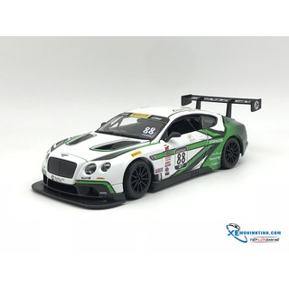 Xe mô hình bentley continental gt3 #88 1:24 bburago