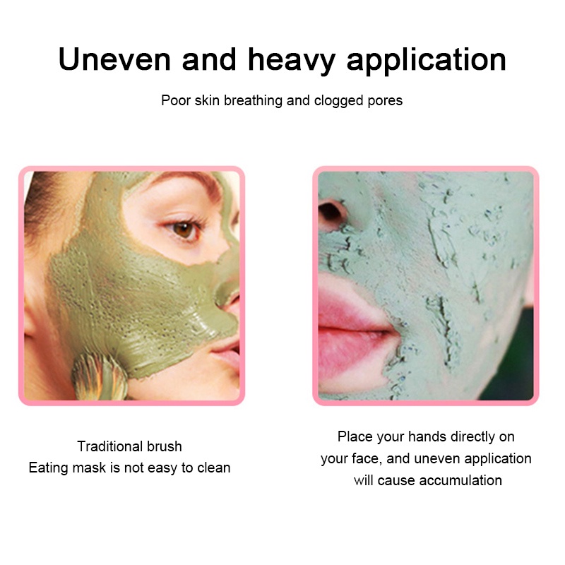 Cọ Silicone Mềm Hai Đầu Dùng Để Trộn Mặt Nạ Chăm Sóc Da