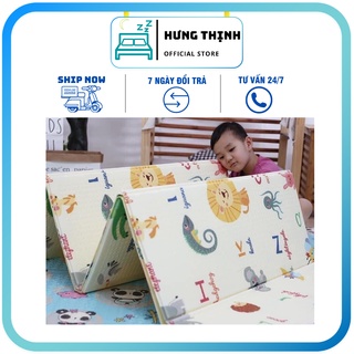 Thảm xốp lót trải sàn xpe 2 mặt gấp gọn chữ hàn quốc dày cho bé giá rẻ
