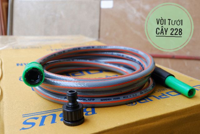 Bộ 20 Mét Dây Vòi Tưới Cây Siêu Bền Tăng Áp Đa Năng