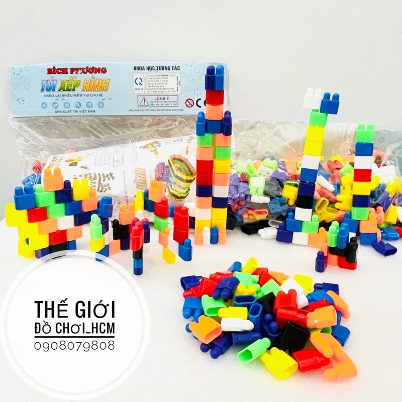 Đồ chơi xếp hình lắp ráp Lego nút lớn dành cho bé yêu.
