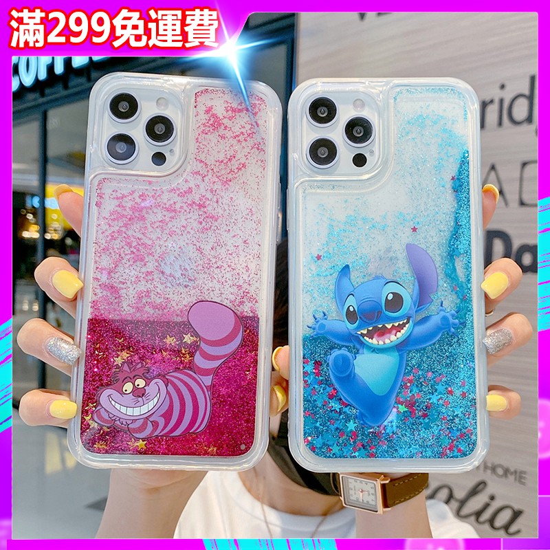 Disney Ốp Điện Thoại Kim Tuyến In Hoạt Hình stitch Cho iphone 15 11 12 13 14 pro max i14 xr 8plus