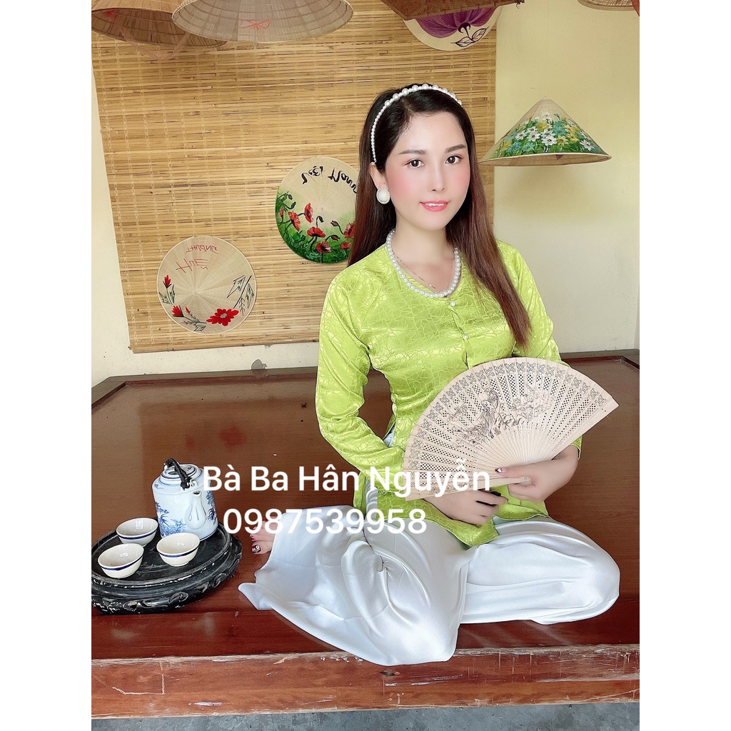 ÁO  BÀ BA  GẤM VÂN ĐÁ