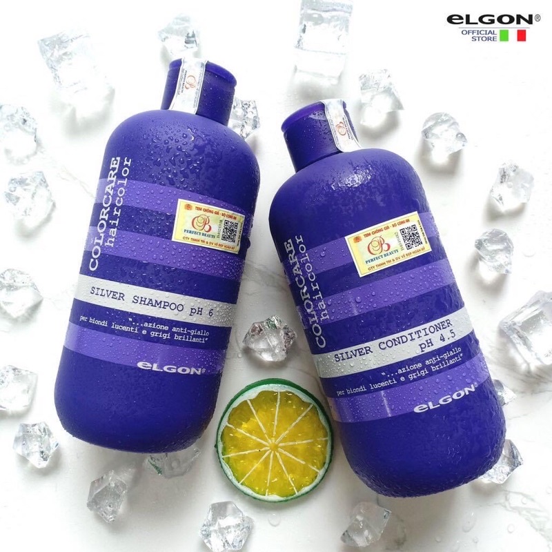 Dầu gội tím khử vàng Elgon 60ml