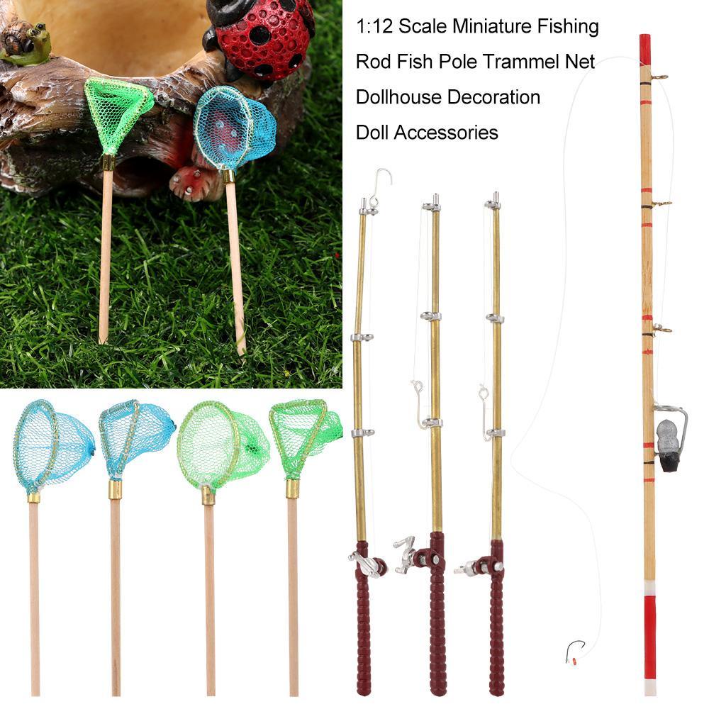 Mô Hình Cần Câu Cá Mini Trang Trí Sân Vườn