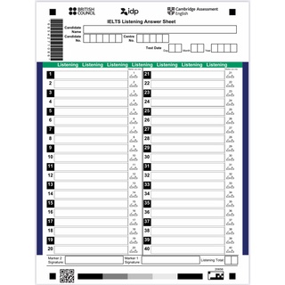 Giấy Thi IELTS