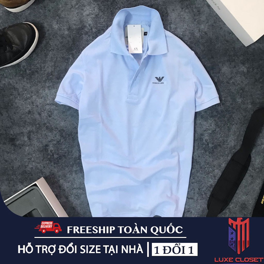 Áo thun nam có cổ Acquilia Exchange mẫu mới cao cấp cực đẹp ADBP011 | BigBuy360 - bigbuy360.vn