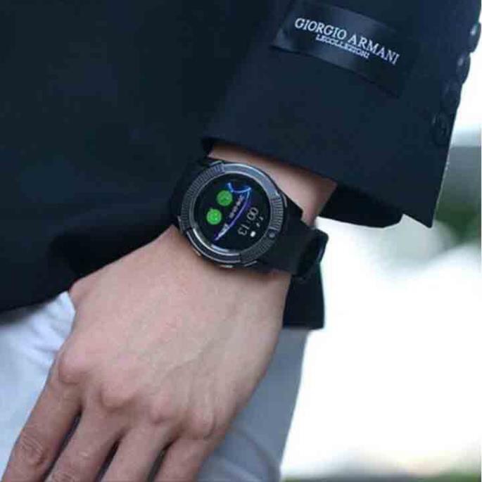 Đồng Hồ Thông Minh SMARTWATCH V8 - Cảm Ứng, Gắn Sim Và Thẻ Nhớ - Hỗ Trợ Tiếng Việ