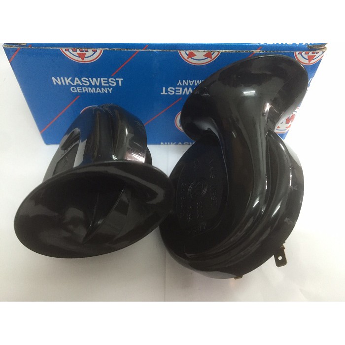 Còi sên Đức 12v - 24v sở hữu âm thanh to vang ấm, dễ dàng tự thay thế, Thiết kế vỏ còi dày chắc chắn