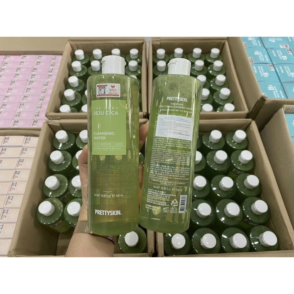 MBC M34 Nước Tẩy Trang Từ Rau Má Jeju Cica Prettyskin 500ml - Pretty Skin