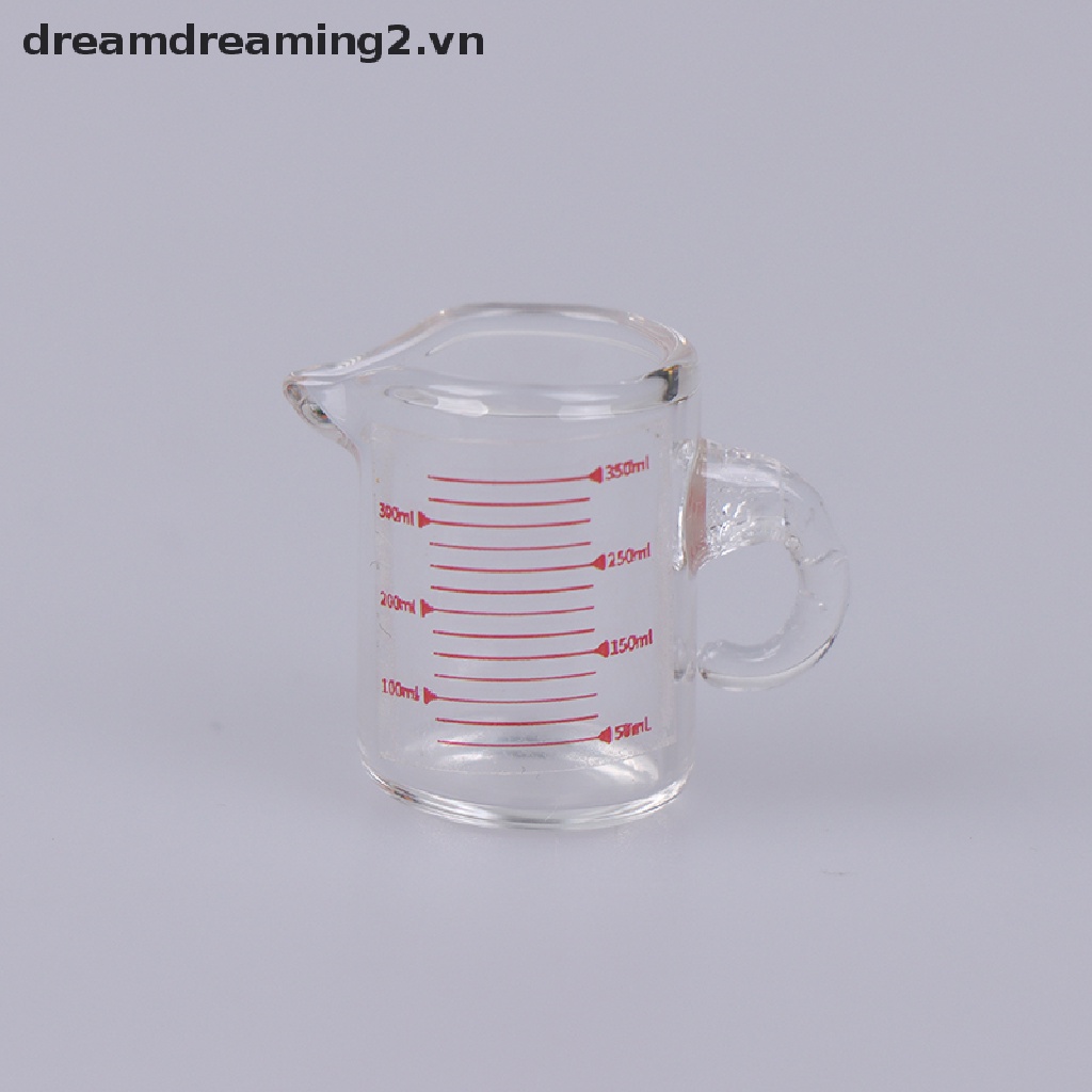 1 Mô Hình Cốc Đo Lường Bằng Kính Trang Trí Nhà Búp Bê