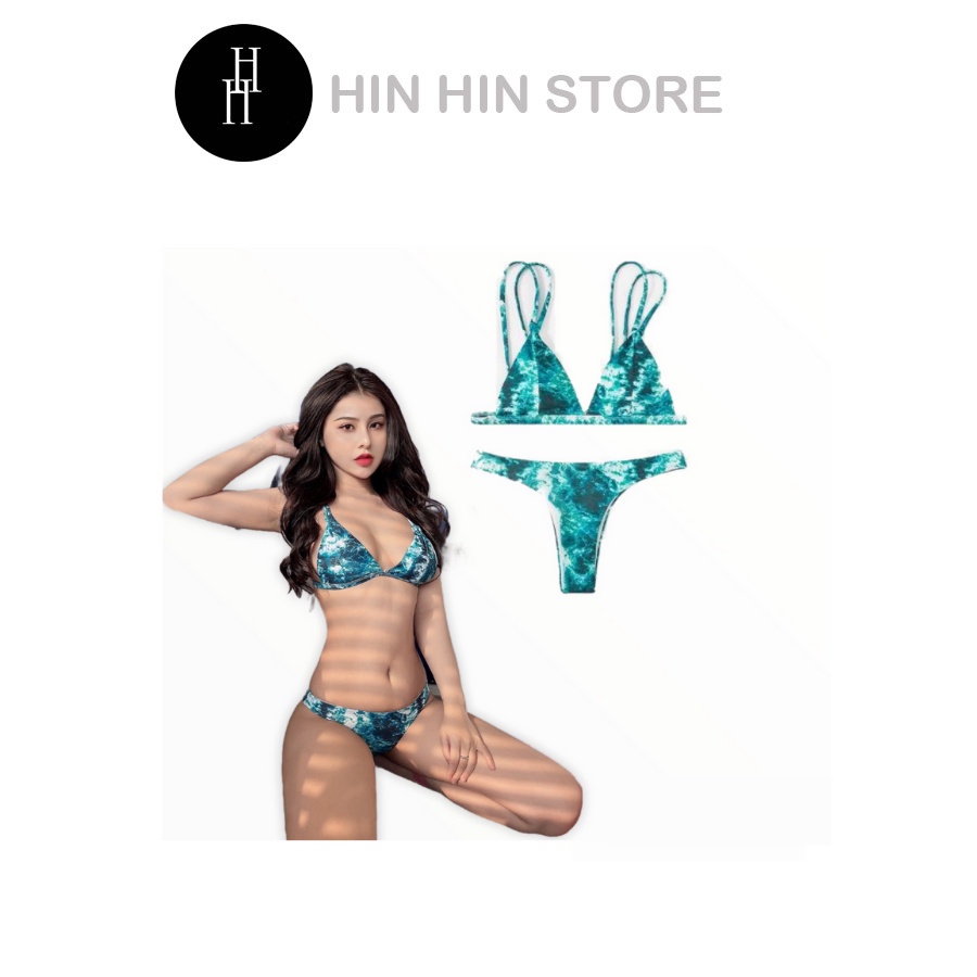 Bộ bikini loang màu HB17 Hỉn Hỉn Store