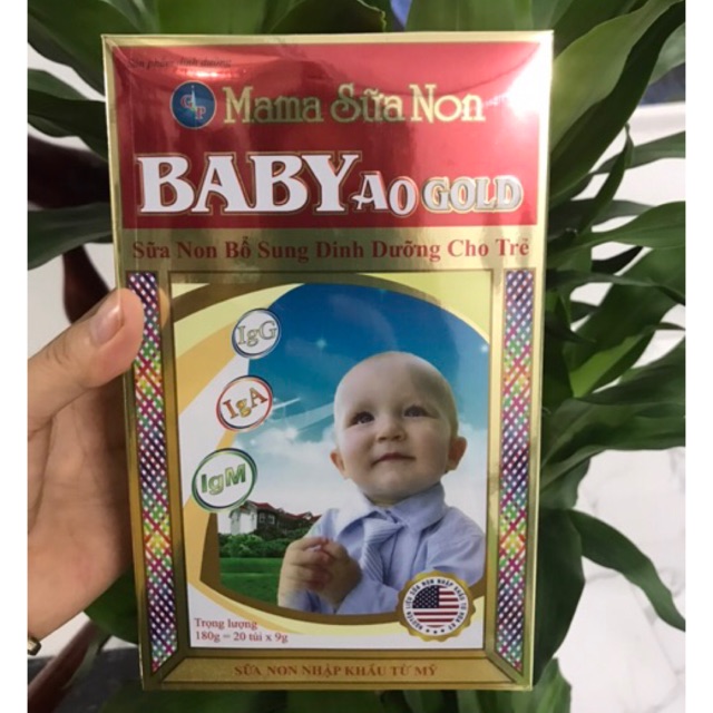 (HỘP TO) SỮA NON MAMA BABY A0 GOLD 180G