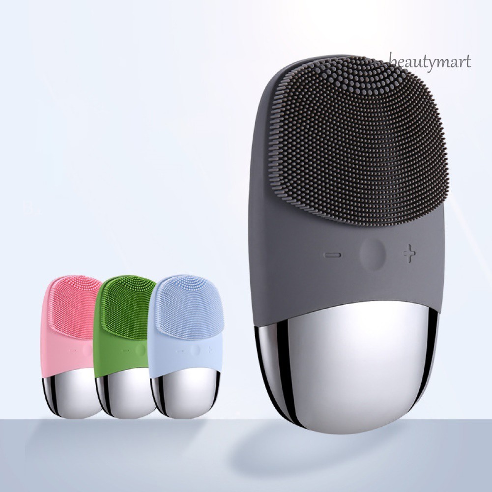 [Hàng mới về] Máy rửa mặt điện bằng Silicon giúp massage và làm sạch cho da mặt