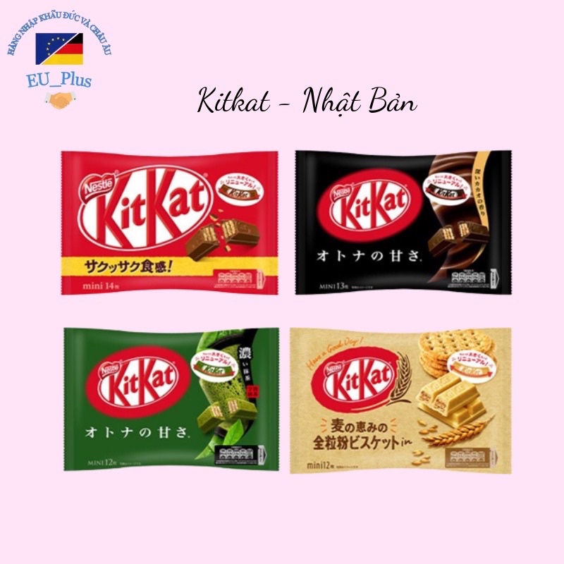Bánh Socola Kitkat Nhật Bản Các Vị Gói 140g