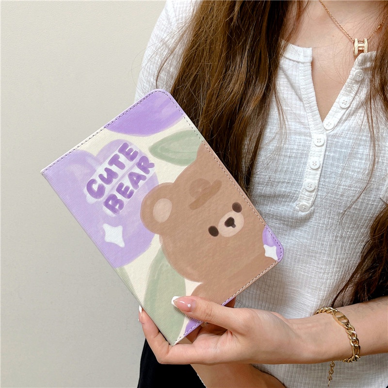 Ốp Máy Tính Bảng Da PU Có Đế Cho iPad Mini /Air 1 2/Pro 9.7/4th 5th 6th 2017 2018/7th 8th 9th Gen 2019 2020 2021