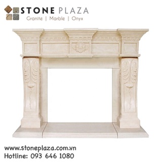 LÒ SƯỞI ĐÁ TỰ NHIÊN – NATURAL STONE FIREPLACE LS-018