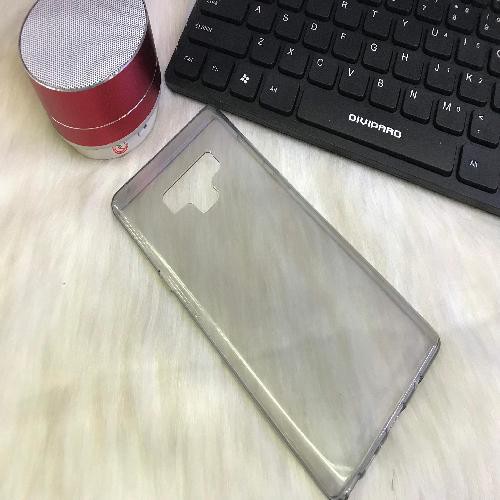 Ốp lưng dẻo trong màu xám khói Samsung note 9