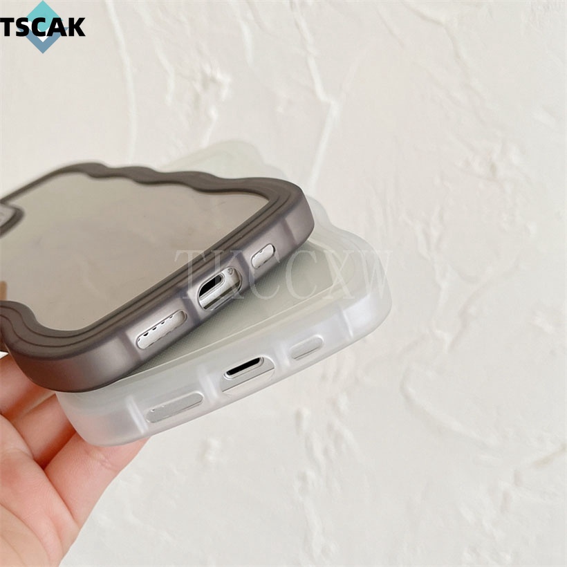 Ốp Điện Thoại Tpu Mềm Trong Suốt Chống Sốc Màu Kẹo Họa Tiết Sóng Biển Cho Realme 8 Q3i Q3 V13 Narzo 30 GT Neo Flash GT Neo 2T Q3 Pro