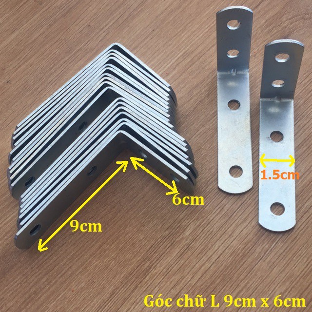 Rộng 1.5cm - Bát giá đỡ, Ke góc vuông chữ L & thẳng - HV Store