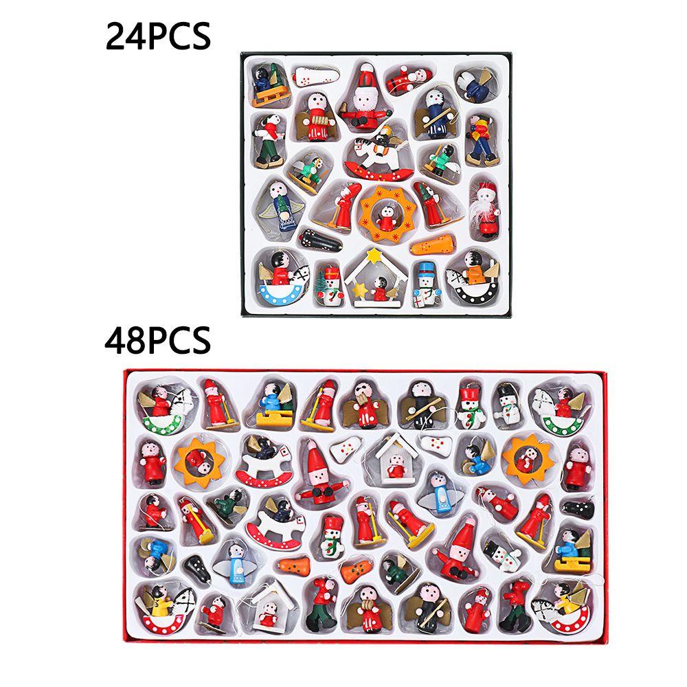 Phụ Kiện Trang Trí Cây Thông Giáng Sinh Hình Ông Già Noel Dễ Thương