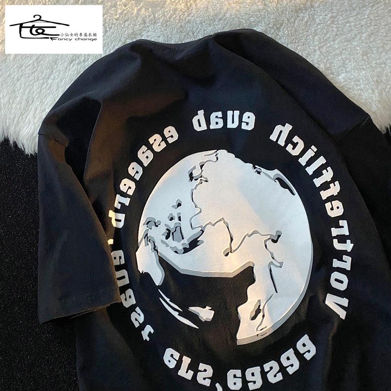 Áo Thun Tay Ngắn Dáng Rộng Thời Trang Mùa Hè Phong Cách Mới 2022 Cho Nữ