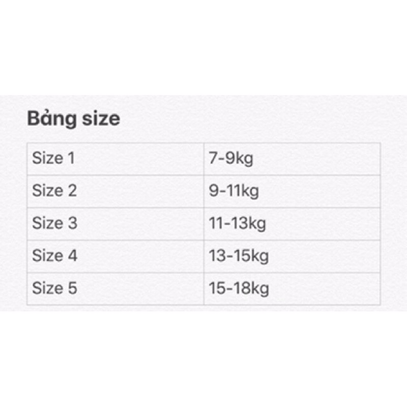 Bộ ba lỗ nhiều hình cho bé 7-19kg