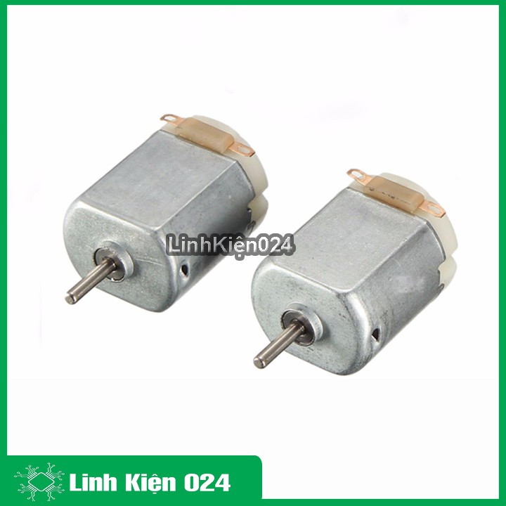 Bộ 2 Động Cơ Mini V1 3-9VDC ( Loại Vuông ), Chế xe mô hình, làm quạt cực Tít