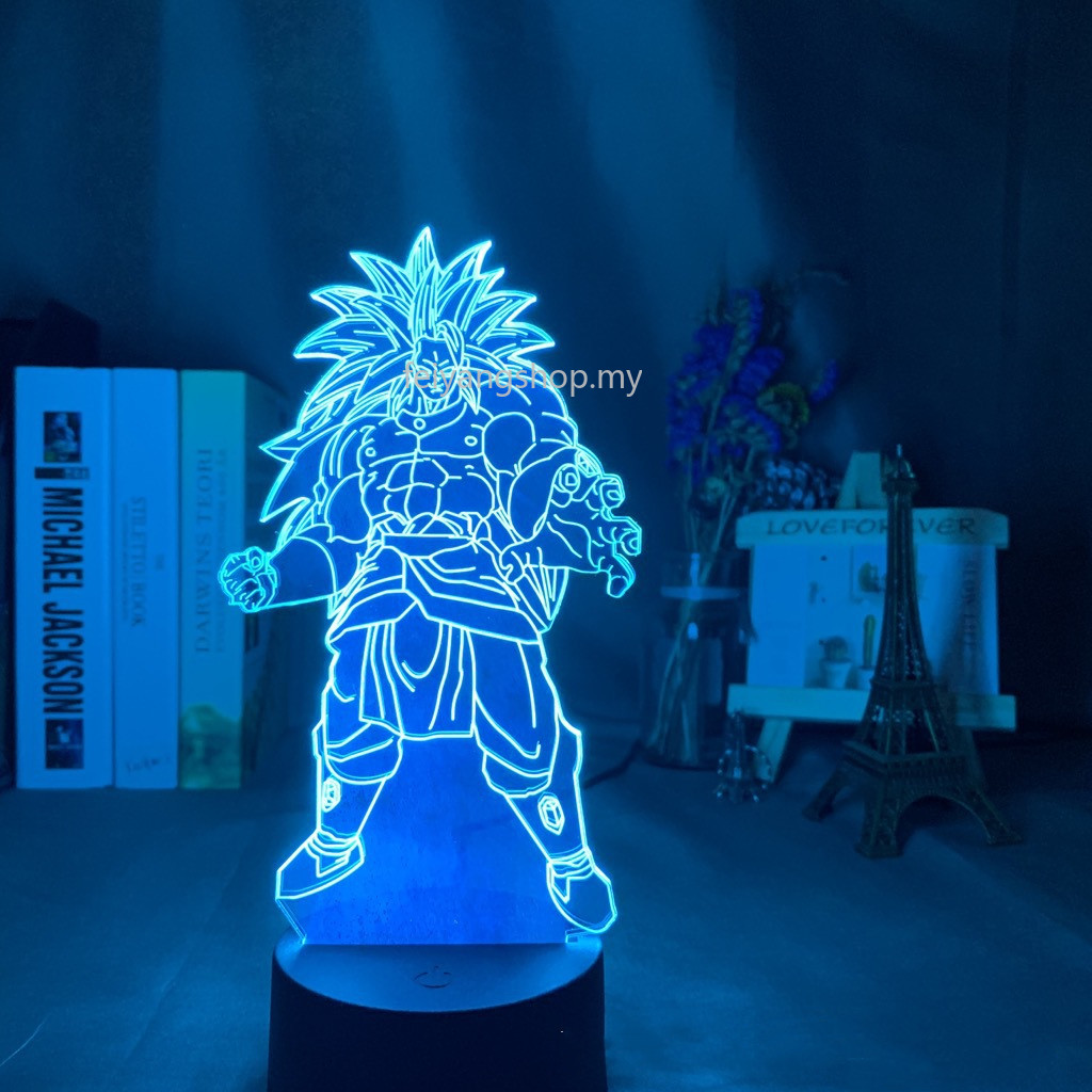 Đèn LED 3D 16 màu hình Dragon Ball SonGohan Kakarotto Vegeta