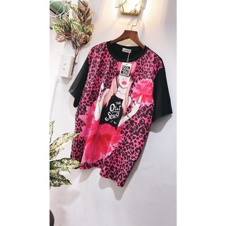 áo thun thái unisex bigsize[da beo hồng KY35