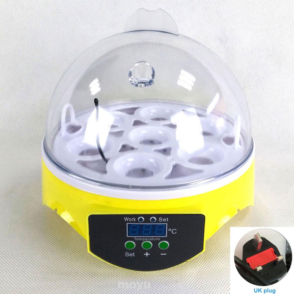 110V220V Digital 7-Eggs Incubator Chicken Birds Hatcher Temperature Control