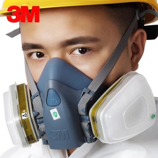 Bộ mặt nạ phòng độc 3M 7502 chuyên bảo vệ khỏi hóa chất và bụi mịn PM 2.5