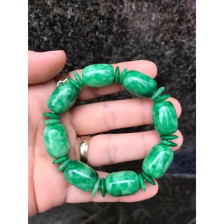 Vòng tay lu thống mix đồng điếu đá màu