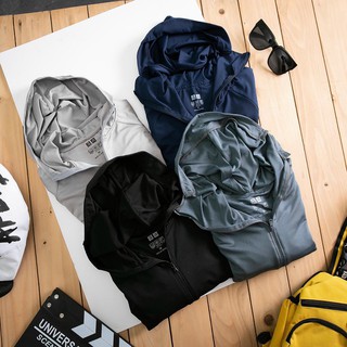 Áo chống nắng nam cao cấp 3M 0saka, áo khoác chống nắng nam vải poly dày dặn khóa kéo cao che mặt  VAVACI