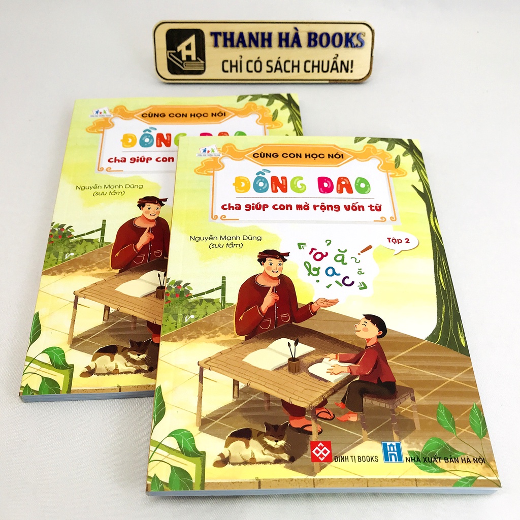 Sách - Cùng Con Học Nói (Trọn bộ 2 tập Ca Dao và Đồng Dao, lẻ tùy chọn)