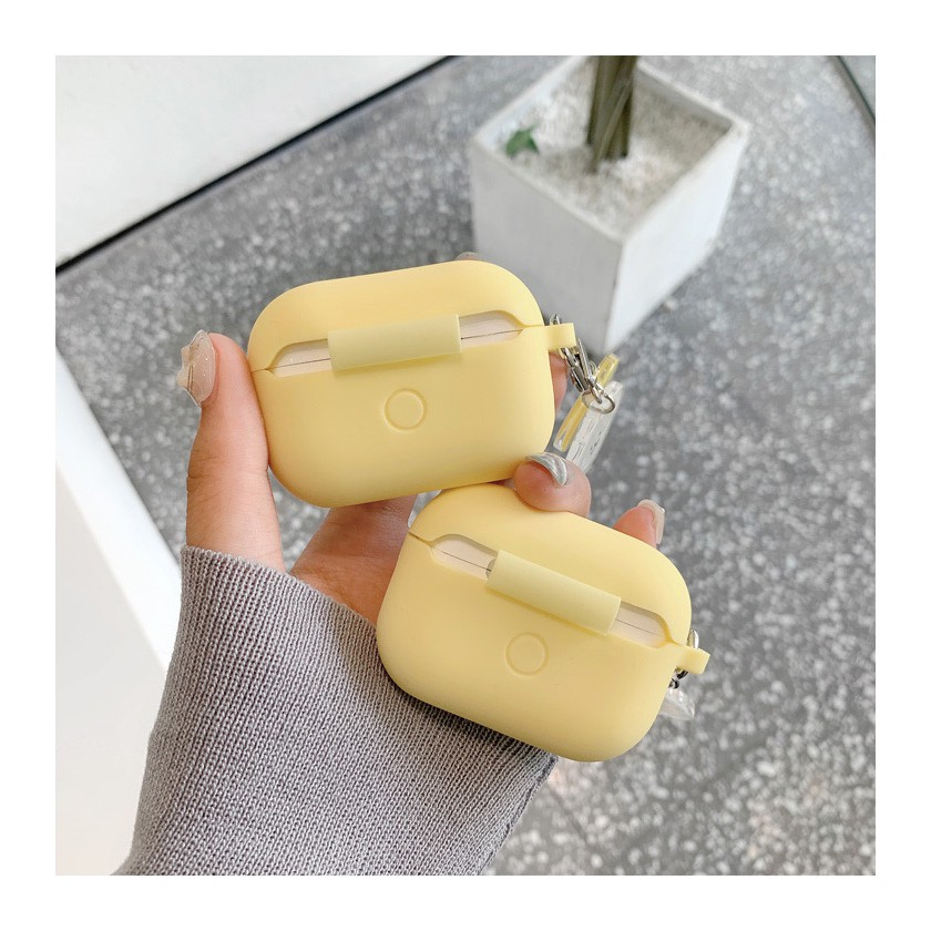 Vỏ case vàng mix bảo vệ bao đựng tai nghe airpods 1 2 - Ốp airpods chống va đập, chống bẩn, kèm móc khoá như hình