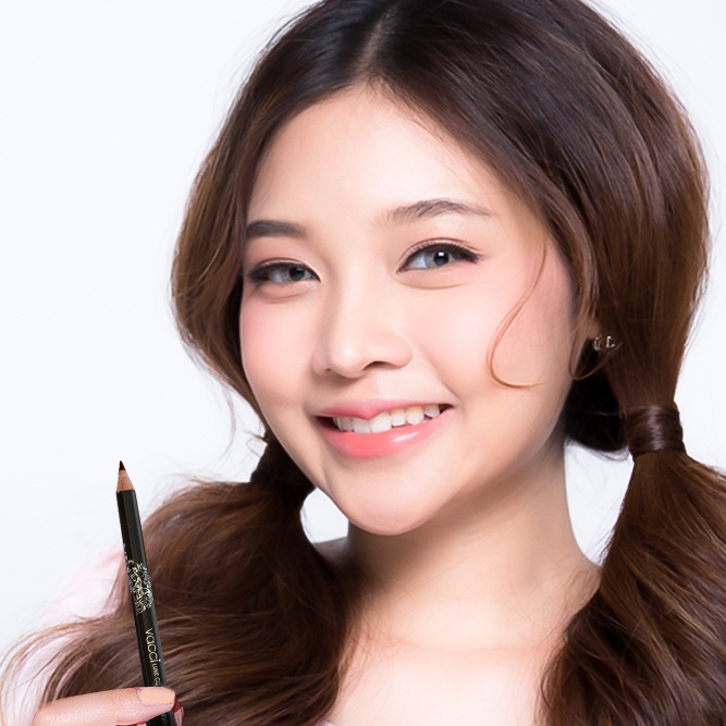 Chì Kẻ Mày Không Trôi Cao Cấp Vacci Eyebrow Pencil - Ruột chì siêu mềm