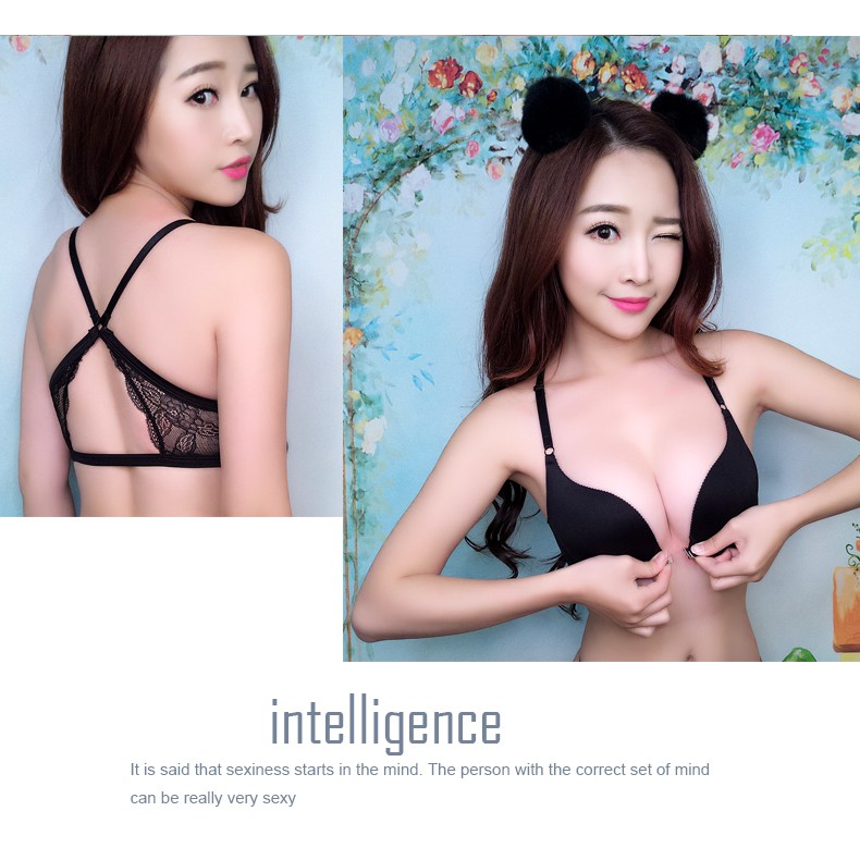 ÁO LÓT NÂNG NGỰC CAO CẤP + ÁO LÓT KHÔNG GỌNG CÓ GÀI TRƯỚC NGỰC CÓ DÂY CHÉO PHỐI REN SAU LƯNG - MÃ 6625