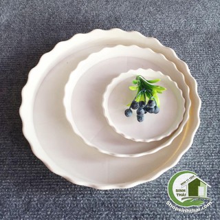 Khay dĩa nhựa tròn lót chậu cây nhiều size