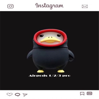 Case airpod 1/2 Pro chú vịt đen