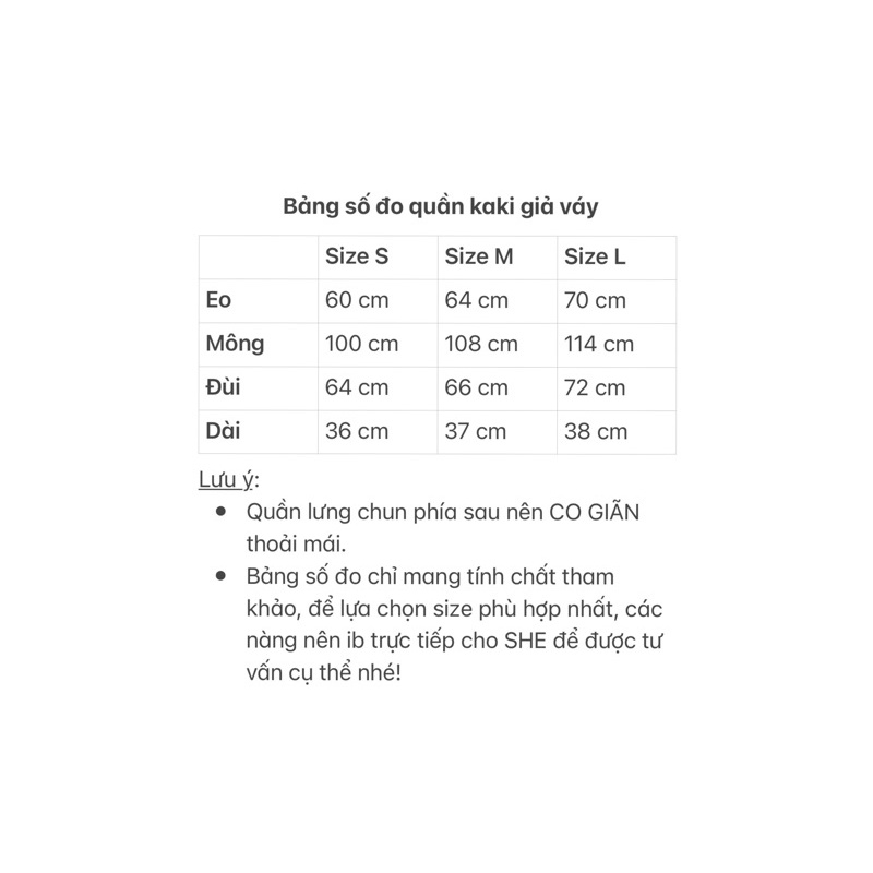 Quần kaki giả váy, 2 lớp 2 màu trắng đen, kiểu xếp ly (ảnh trải sàn SHE chụp cận chất) | BigBuy360 - bigbuy360.vn