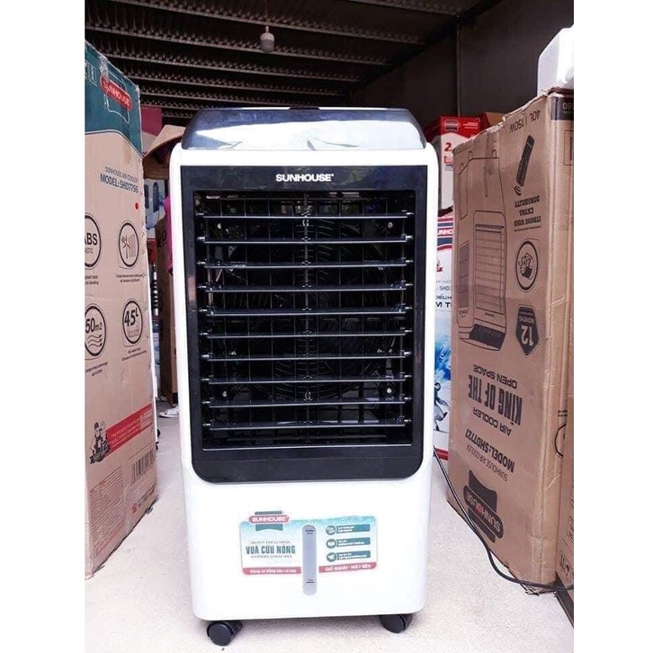 Quạt điều hòa hơi nước Sunhouse SHD7727 Trưng bày Mới 99% Công suất 150W, Bình nước 40 lít, BẢO HÀNH 12 THÁNG