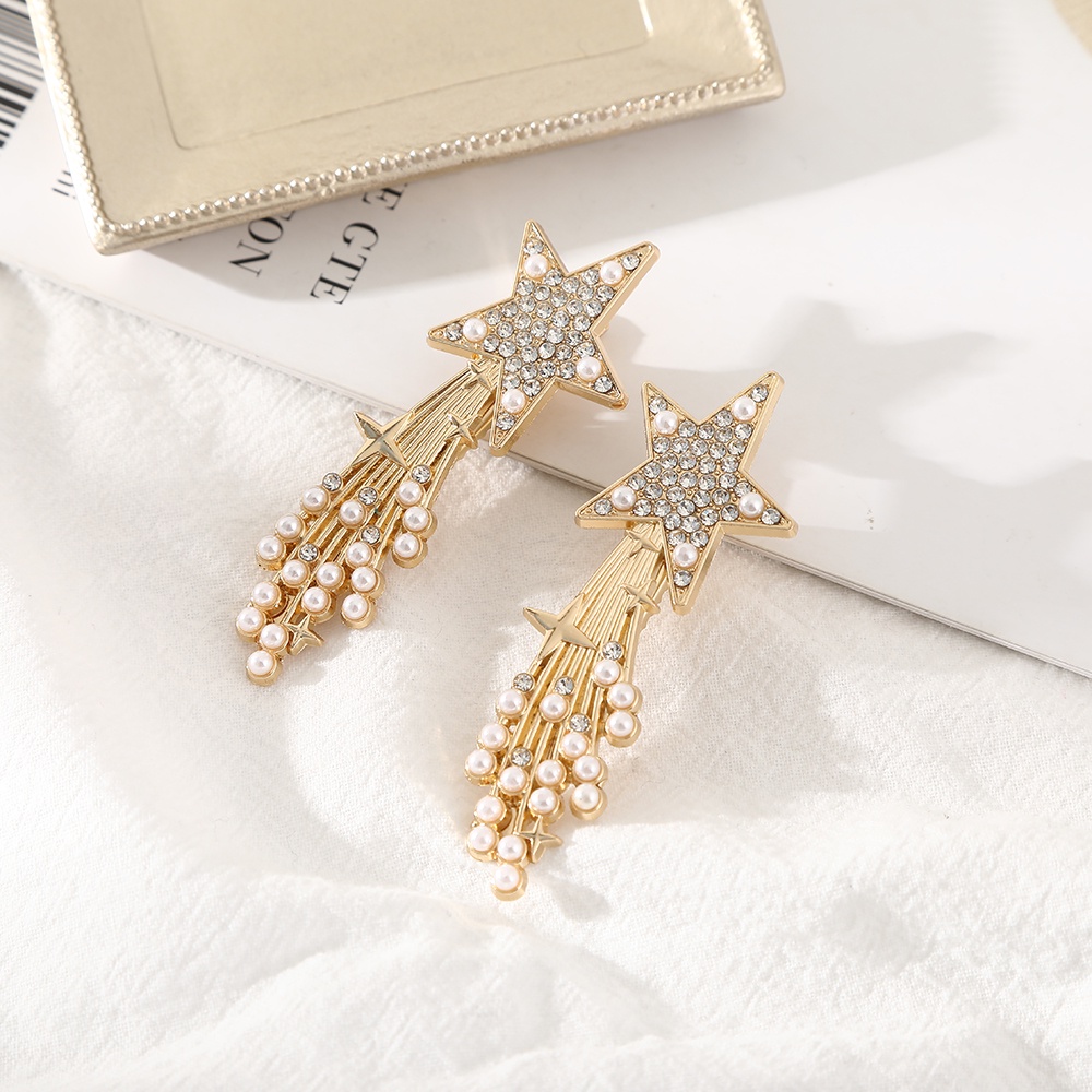 Set 2 kẹp tóc Haimeikang đính đá thời trang Hàn Quốc