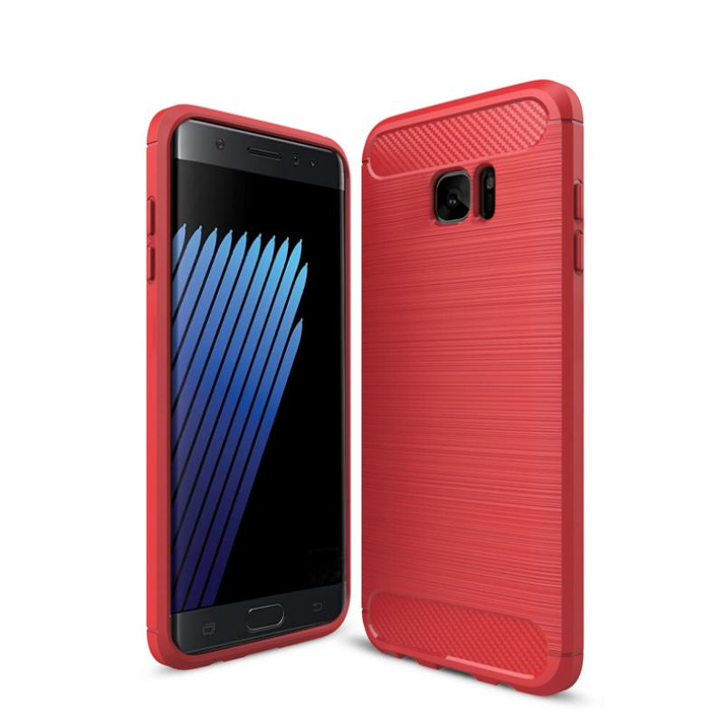 Ốp Lưng Mềm Làm Từ Sợi Các Bon Cao Cấp Cho Samsung Galaxy Note FE / Fan Edition