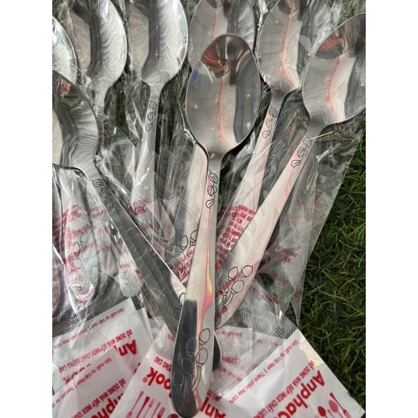 Muỗng Cơm Súp Muỗng ăn Bột Muỗng Cafe-Nĩa Cơm Cao Cấp AnphaCook