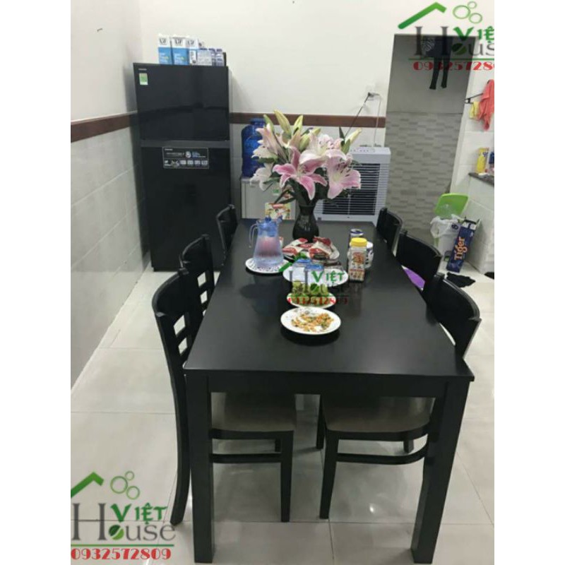 Bộ bàn ăn Cabin 6 ghế giá rẻ